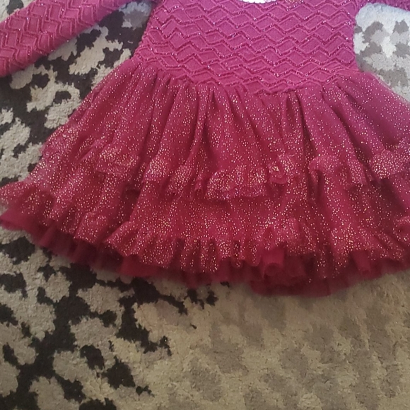 18 months old girl long sleeve dress top and pants - Picture 8 of 9